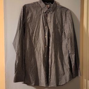 UNIQLO black casual button down shirt